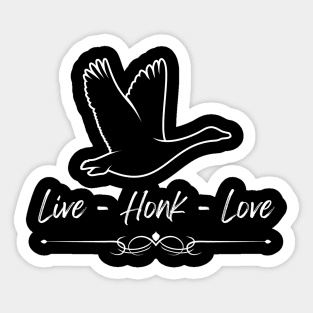 Live - Honk - Love Sticker